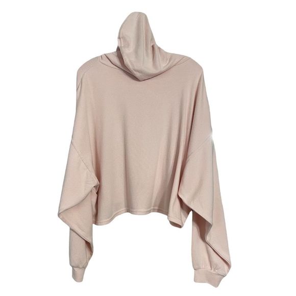 Double Zero Blush Pink Super Soft Cropped Oversize Sweatshirt Var. Sizes NWOT - Picture 2 of 8